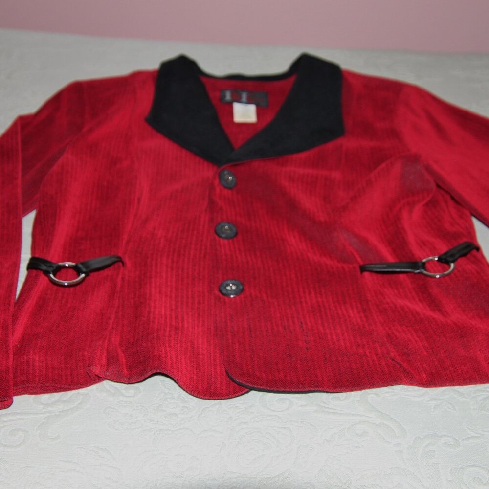 Red Dress Top/Jacket Petite